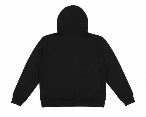 ANY BASIC BLACK ZIP-HOODIE