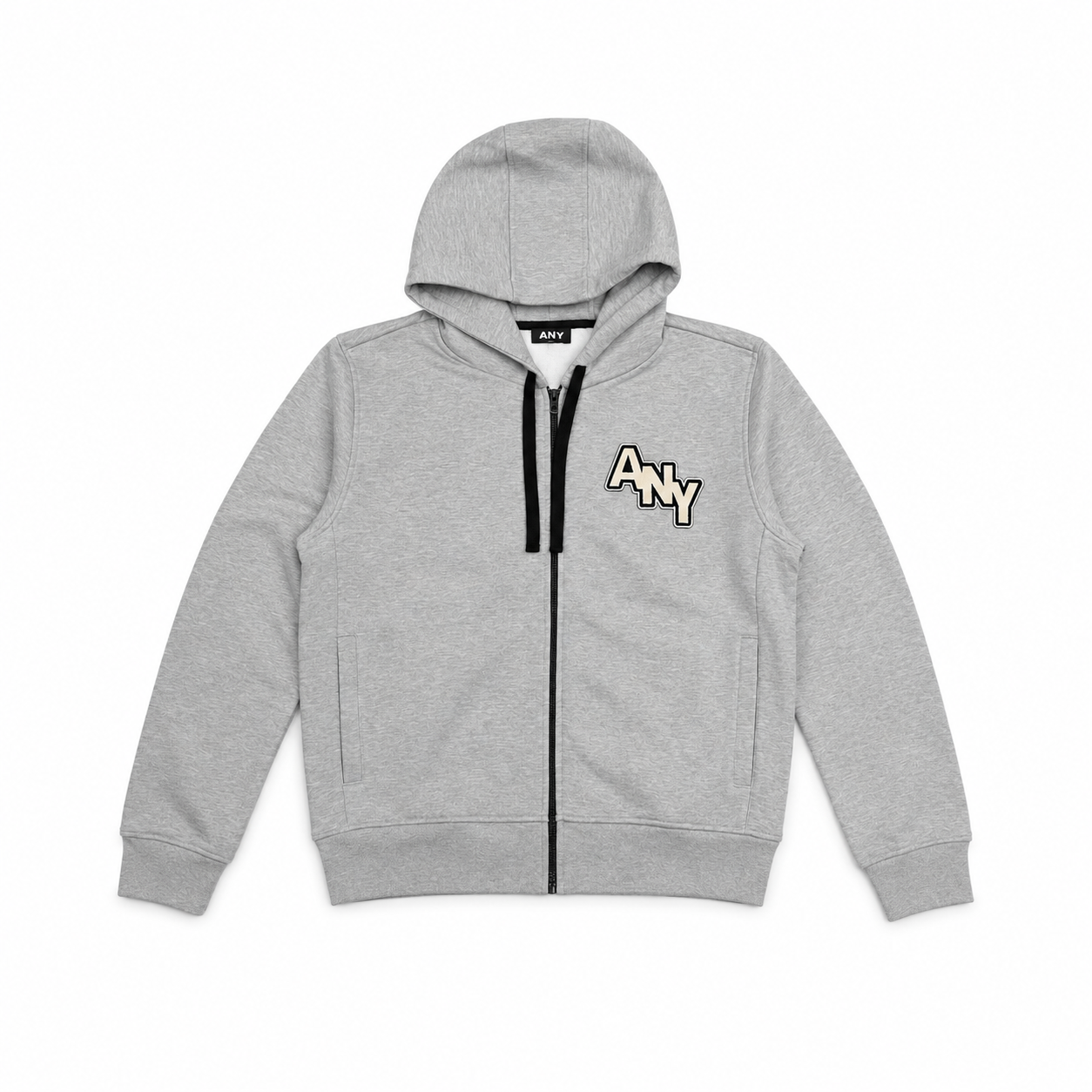 ANY basic grey zip-hoodie