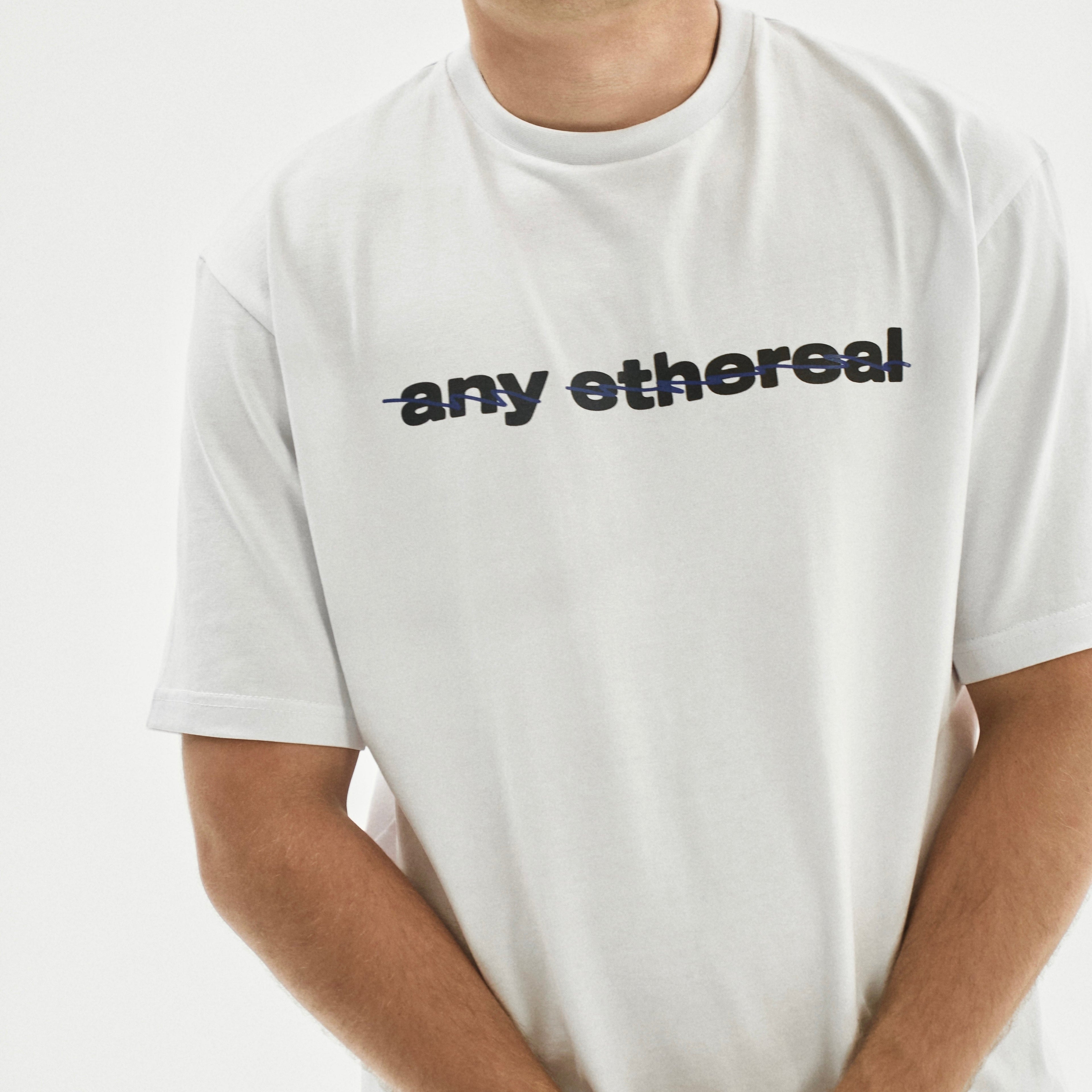 ANY ETHEREAL WHITE T-SHIRT
