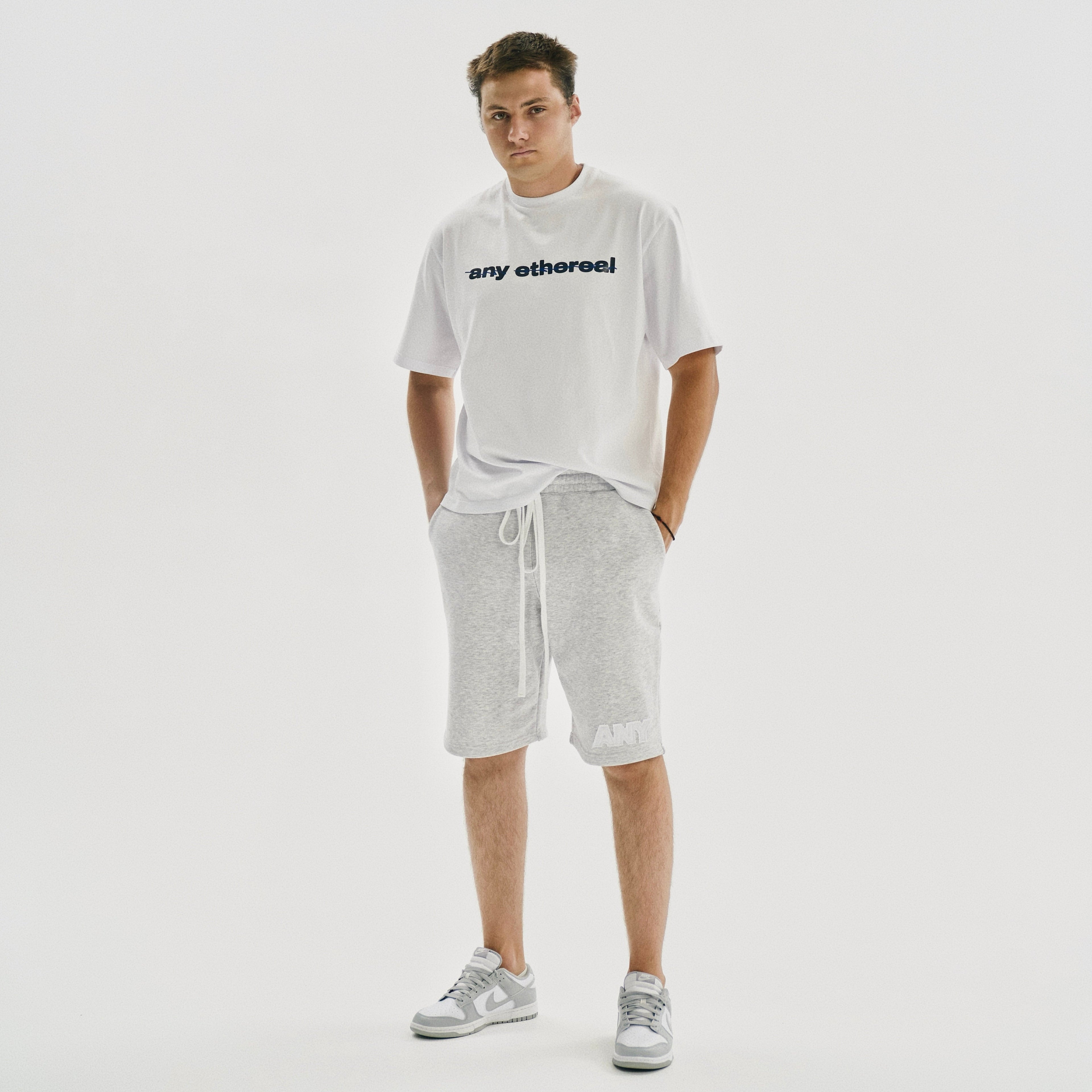 ANY ETHEREAL GRAY SHORTS