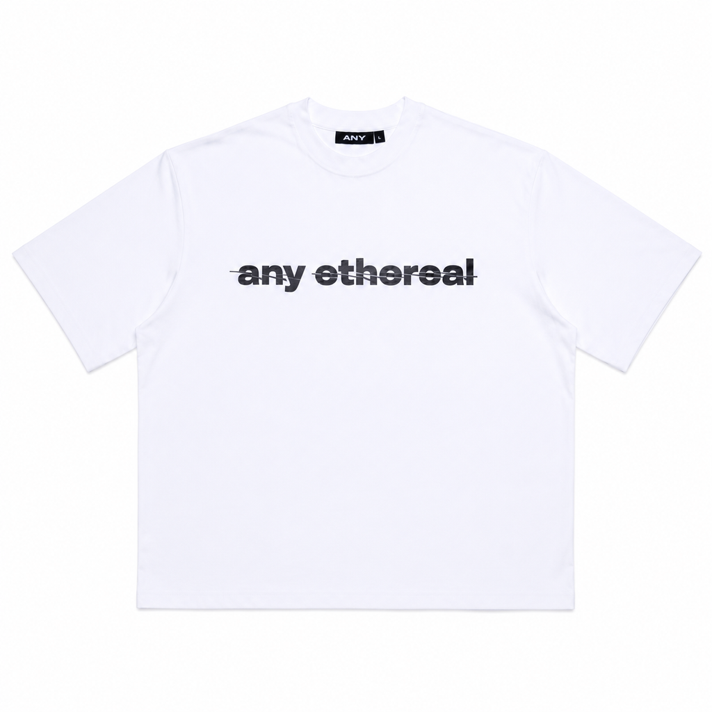 ANY ETHEREAL WHITE T-SHIRT